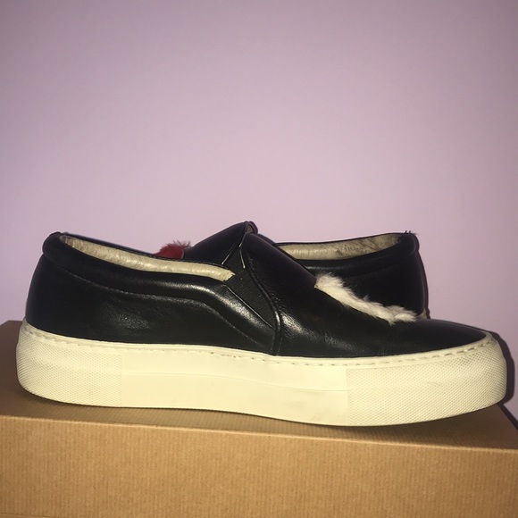 Joshua Sanders “Luv U” Leather Slip-On Sneakers - Picture 11 of 13